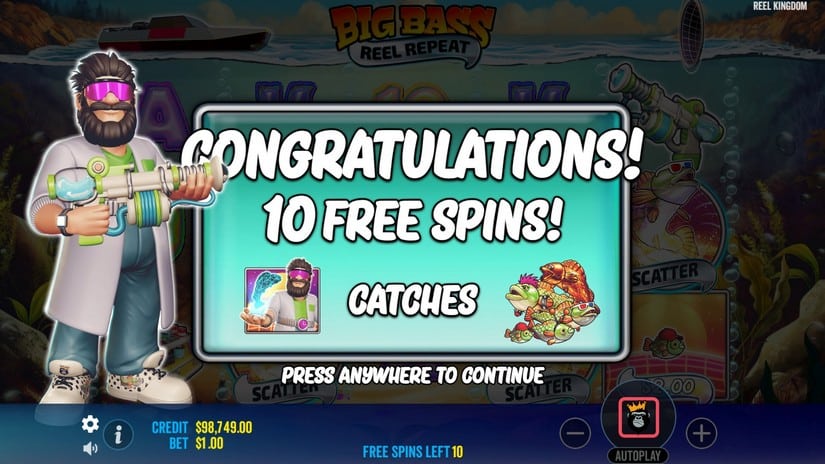 Big Bass Reel Repeat slot screen 3