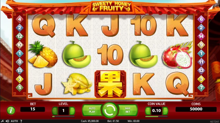 Sweety Honey Fruity slot screen 3