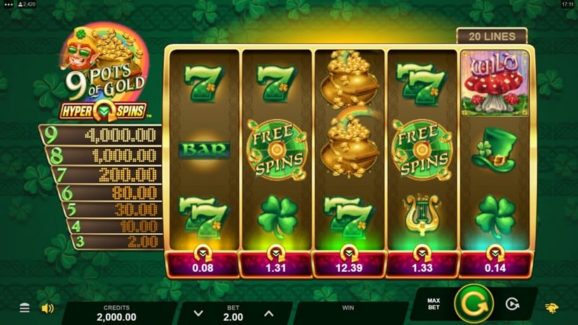 9 Pots of Gold HyperSpins slot screen 1