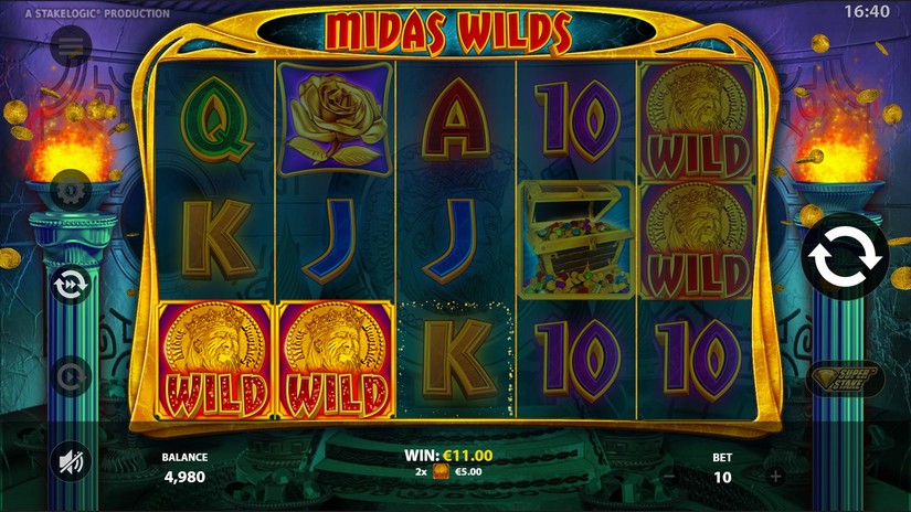 Midas Wilds slot screen 2