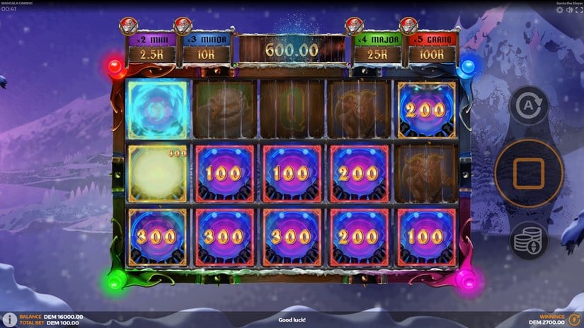 Santa the Slayer slot screen 4