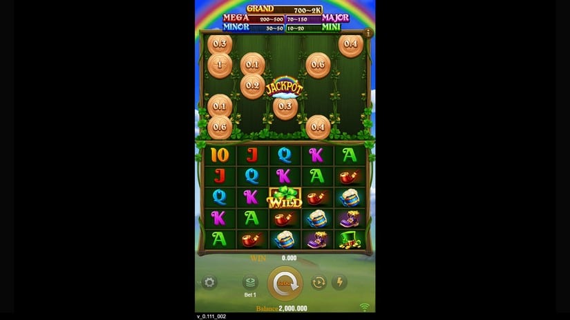 Elf Bingo slot screen 1