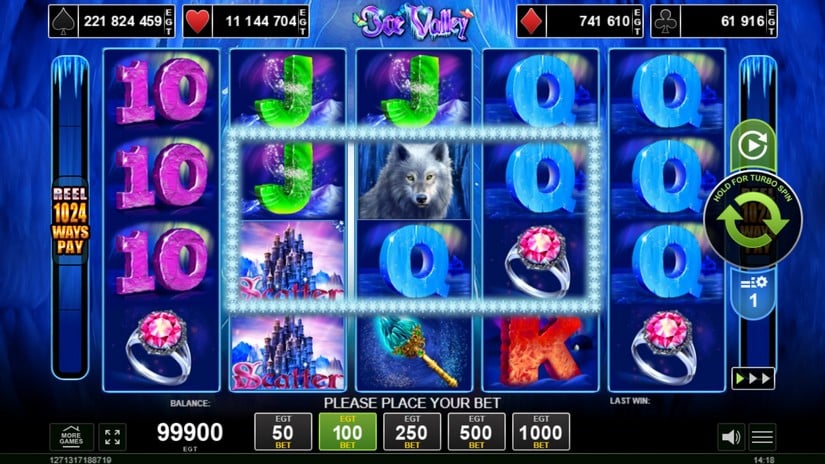 Ice Valley slot screen 1