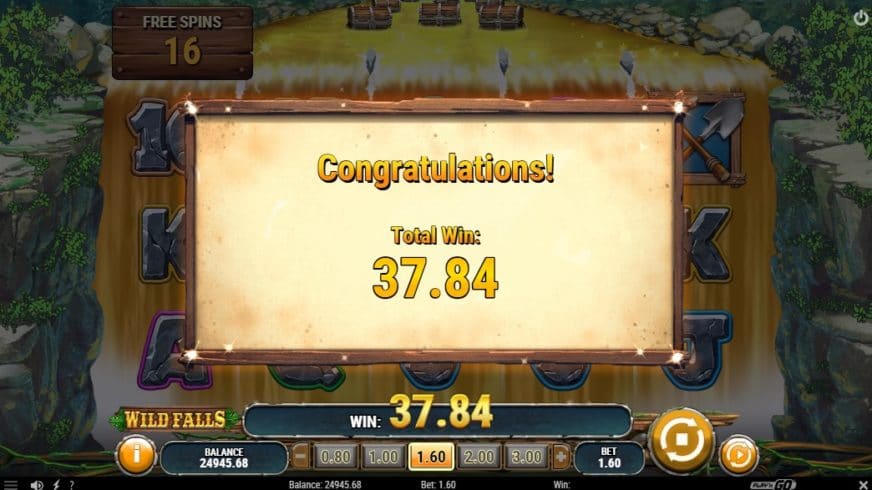 Wild Falls slot screen 7