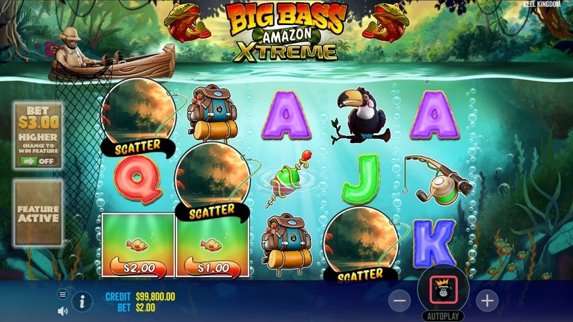 Big Bass Amazon Xtreme slot screen 2