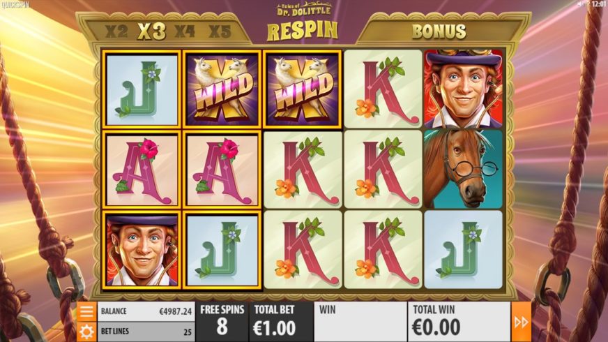 Tales of Dr Dolittle slot screen 4