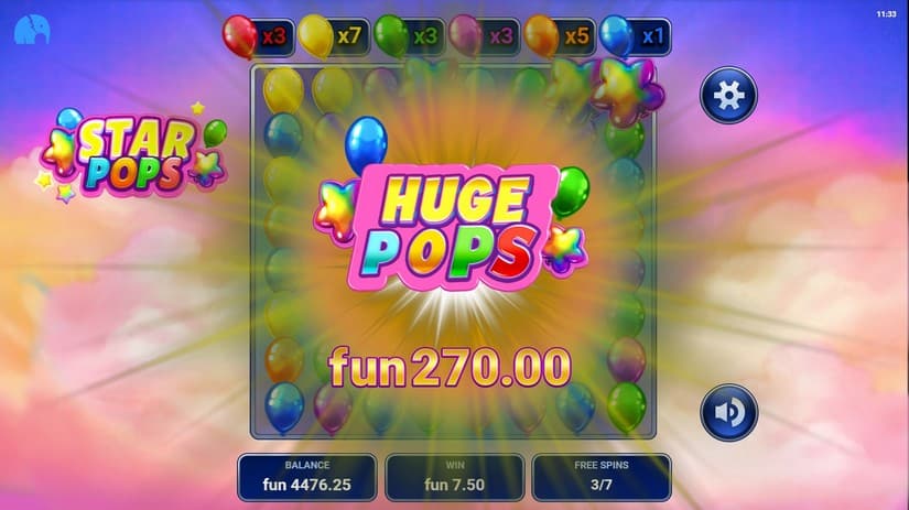 Star Pop slot screen 6