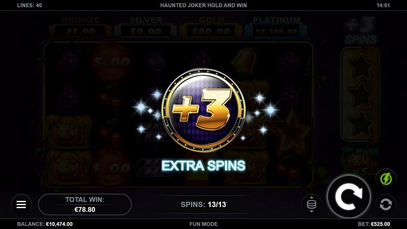 Haunted Joker Hold and Win slot screen 5