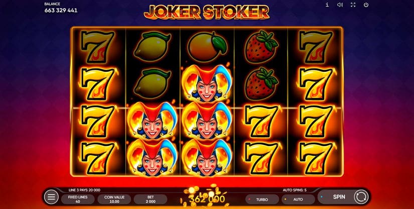 Joker Stoker slot screen 4