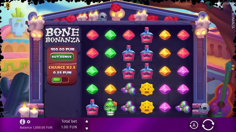 Bone Bonanza slot screen 1