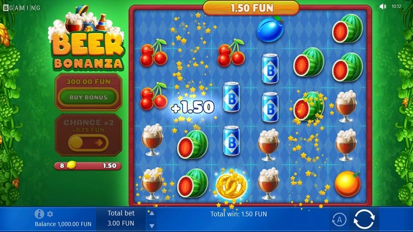 Beer Bonanza slot screen 2