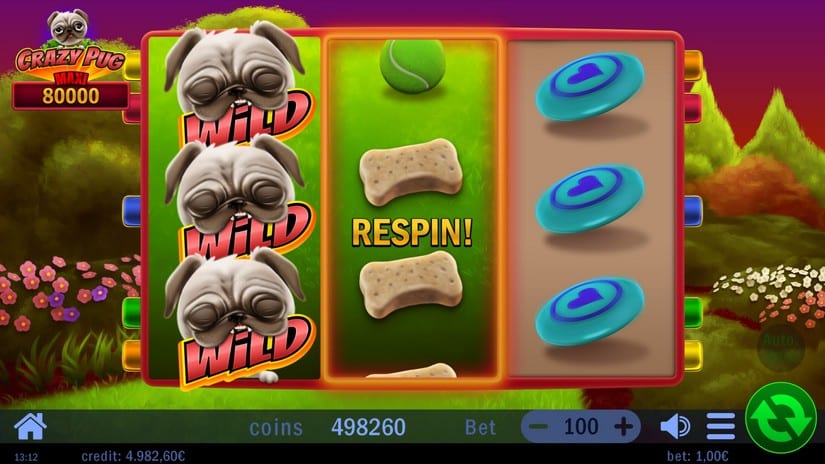 Crazy Pug slot screen 5