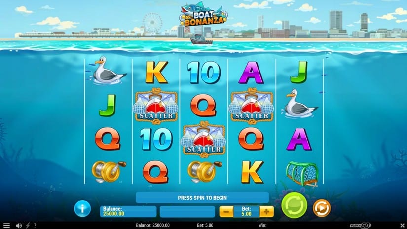 Boat Bonanza slot screen 1