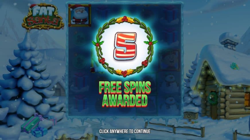Fat Santa slot screen 4