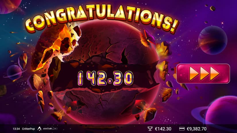 CritterPop slot screen 7