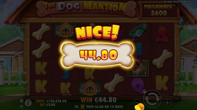 The Dog Mansion Megaways slot screen 4