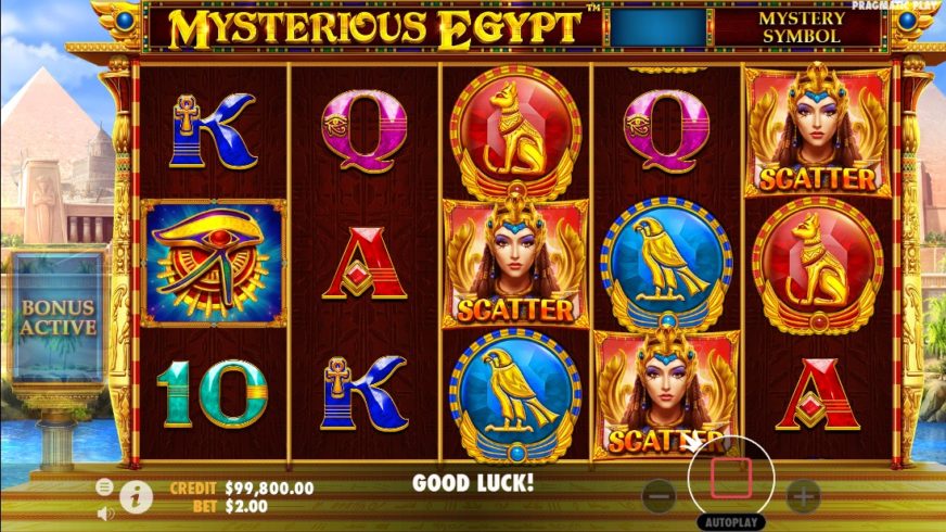 Mysterious Egypt slot screen 2