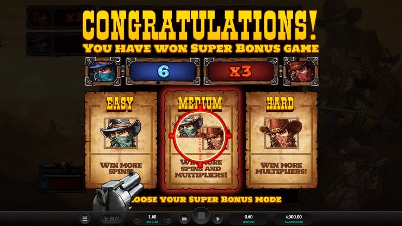 Bounty County slot screen 2