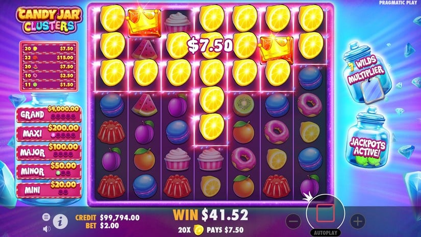Candy Jar Clusters slot screen 5