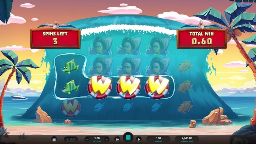Cowabunga Dream Drop slot screen 5