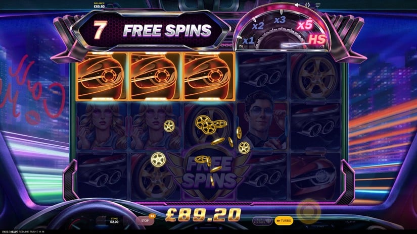Redline Rush slot screen 8