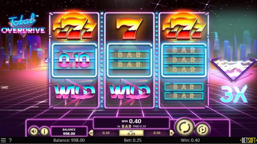 Total Overdrive slot screen 3