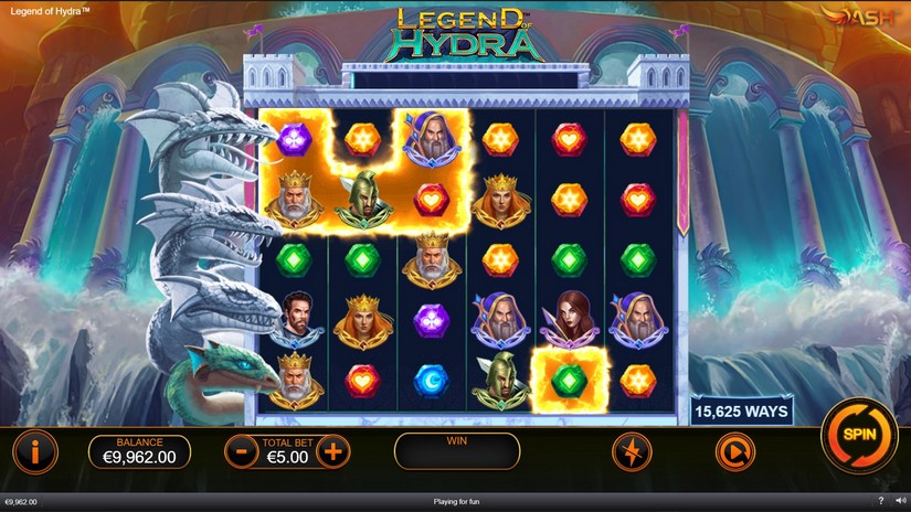 Legend of Hydra slot screen 2