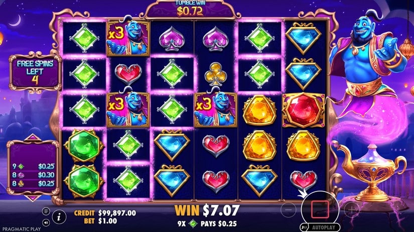 Genie’s Gem Bonanza slot screen 6