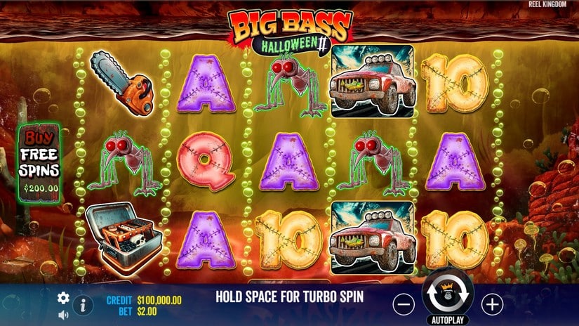 Big Bass Halloween 2 slot screen 1