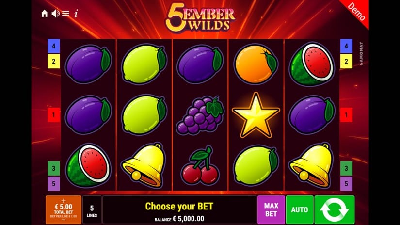 5 Ember Wilds slot screen 2