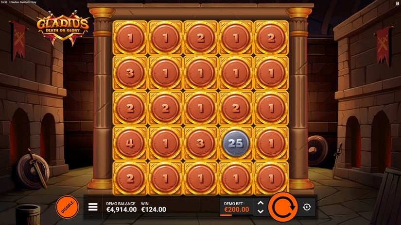 Gladius Death or Glory slot screen 2