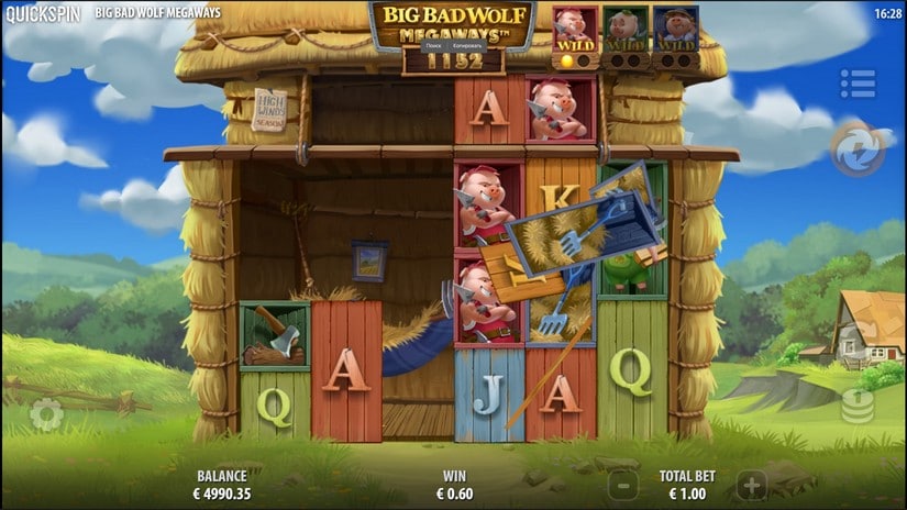Big Bad Wolf Megaways slot screen 2