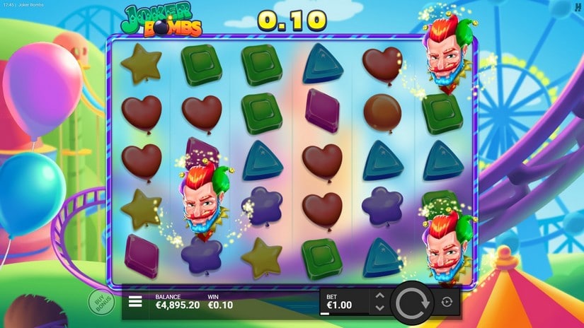 Joker Bombs slot screen 3