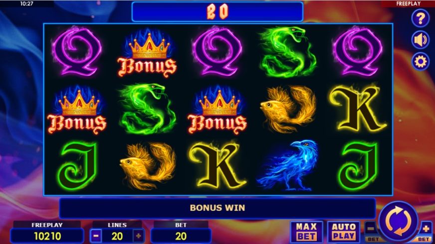 Fire Queen slot screen 3