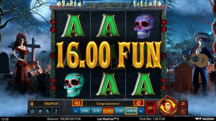Los Muertos™ II slot screen 2