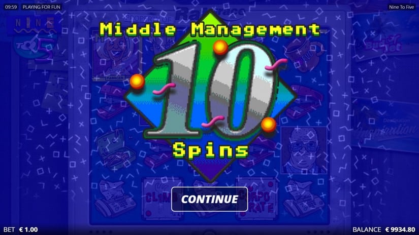 Nine To Five slot screen 3