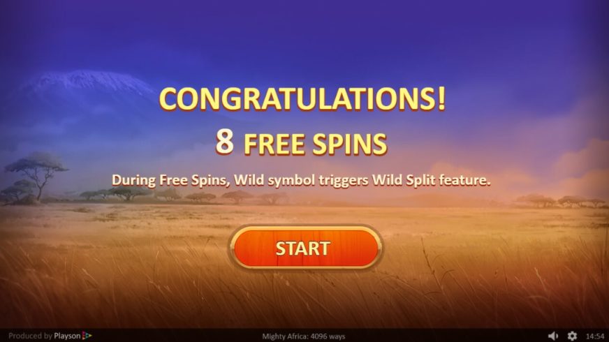 Mighty Africa slot screen 3