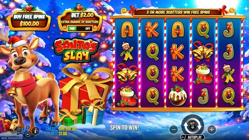 Santa’s Slay slot screen 1