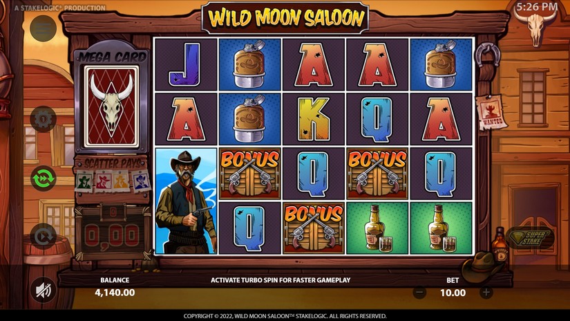 Wild Moon Saloon slot screen 2