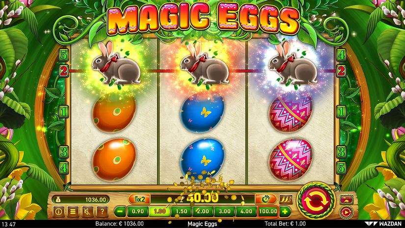 Magic Eggs slot screen 3