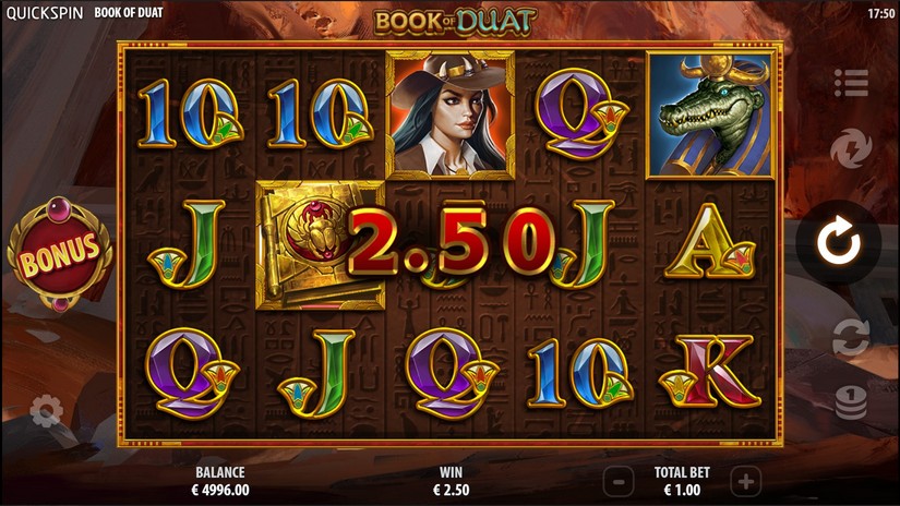 Book of Duat slot screen 2