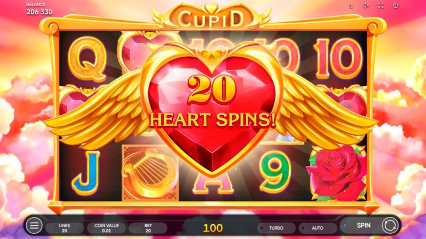Cupid slot screen 5