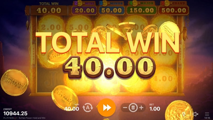 Buffalo Power slot screen 6