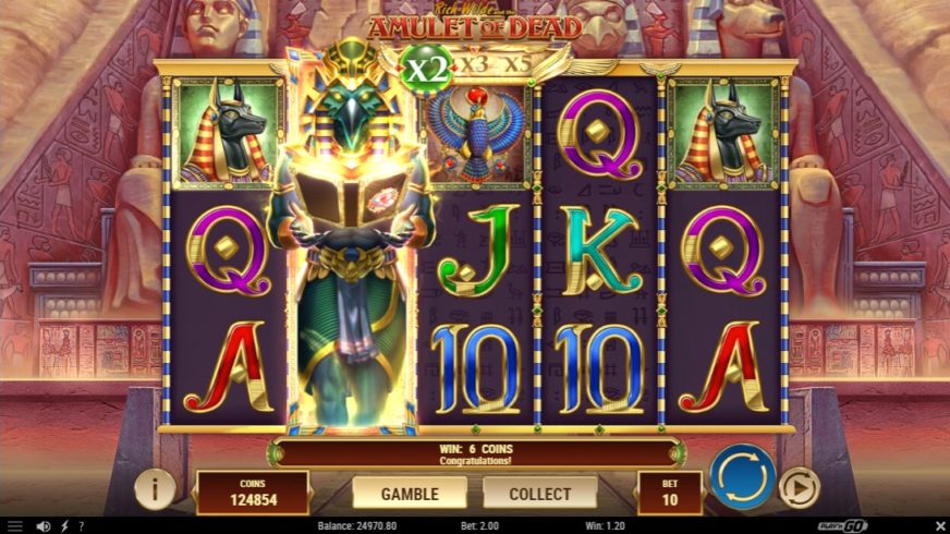 Rich Wilde And The Amulet of Dead slot screen 2