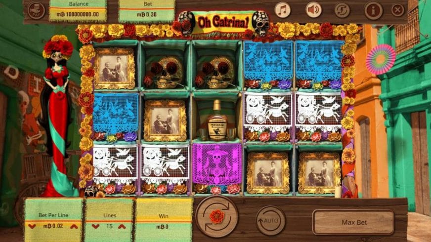 Oh Catrina! slot screen 1