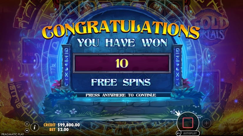 Gold Portals slot screen 3