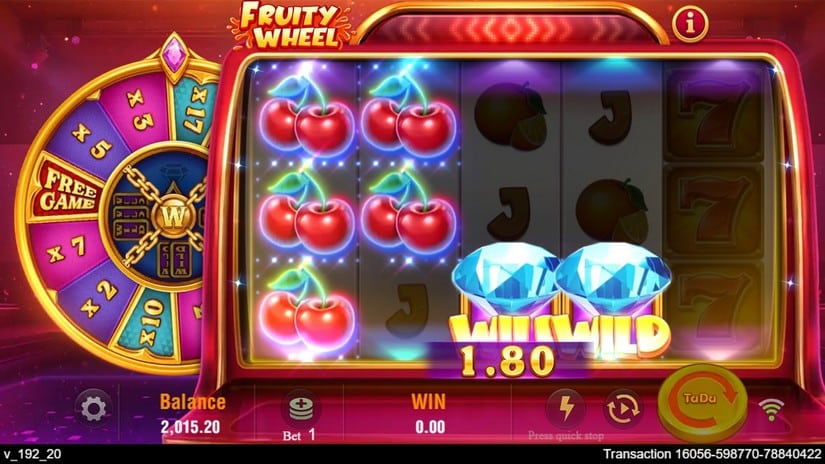 Fruity Wheel slot screen 4