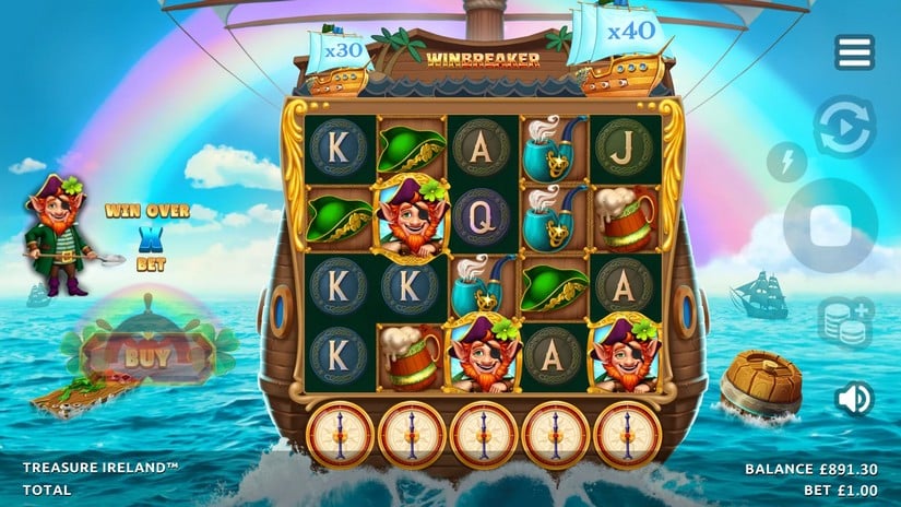 Treasure Ireland slot screen 2