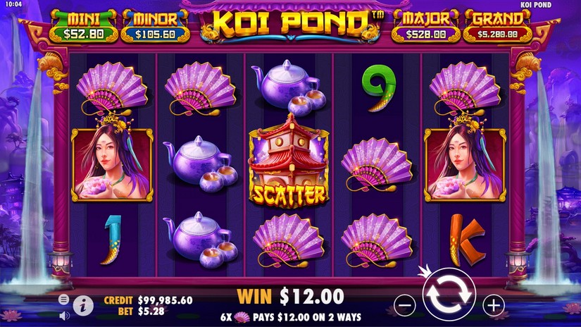Koi Pond slot screen 2