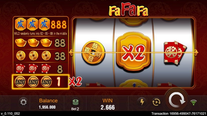 Fa Fa Fa slot screen 3